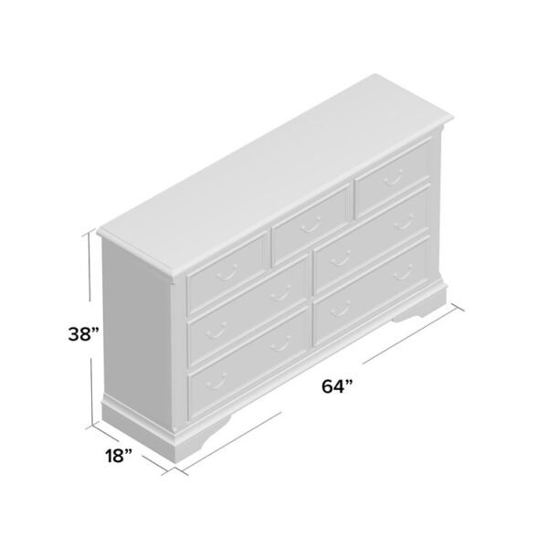 7 Drawer 64'' W Dresser - Image 8