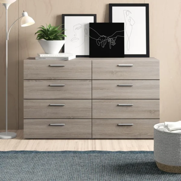 Farnhill 8 Drawer 55.12'' W Double Dresser - Image 3