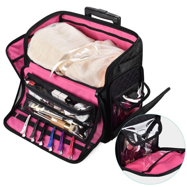 Byootique Rolling Hair Stylist Makeup Artist Hobby Case - Image 3