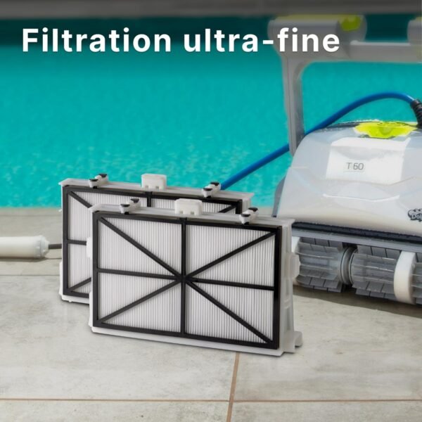 DOLPHIN T60 Electric Pool Cleaner Robot - Wall Cleaning, In-Ground Pool Up to 15 m - Image 4