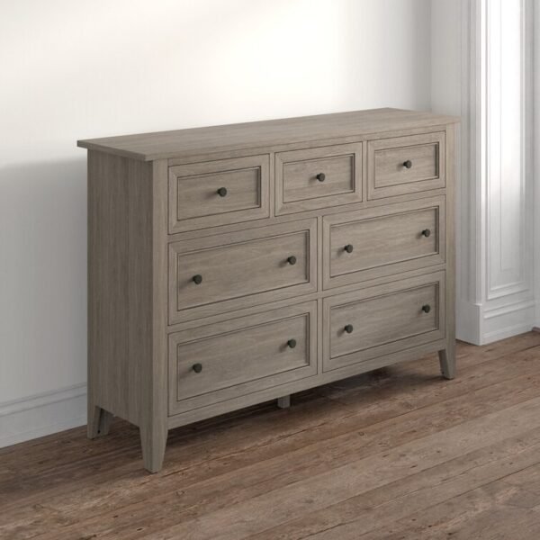 7 Drawer 61'' W Solid Wood Dresser - Image 5